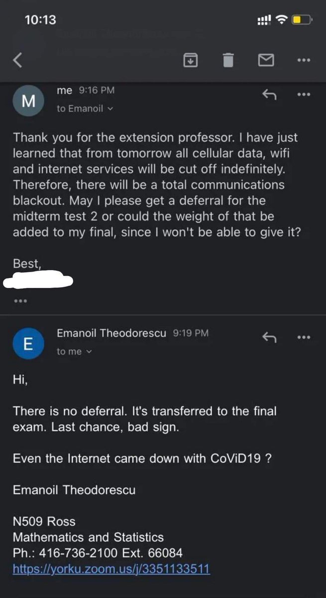 ONTechUStudents's tweet photo. @yorkuniversity this is absolutely unacceptable. How you can continue to employ such a garbage human being is beyond reasoning. https://t.co/LvPm6bNRFo