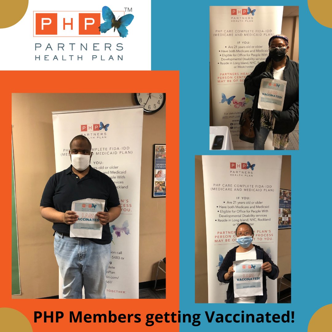 PHPCareComplete's tweet photo. Check out PHP members getting vaccinated at our 4 pop-up Vaccine clinics with @CareDesignNY on Long Island today! #getVaccinated #PHPcares https://t.co/N1phxW5wQD