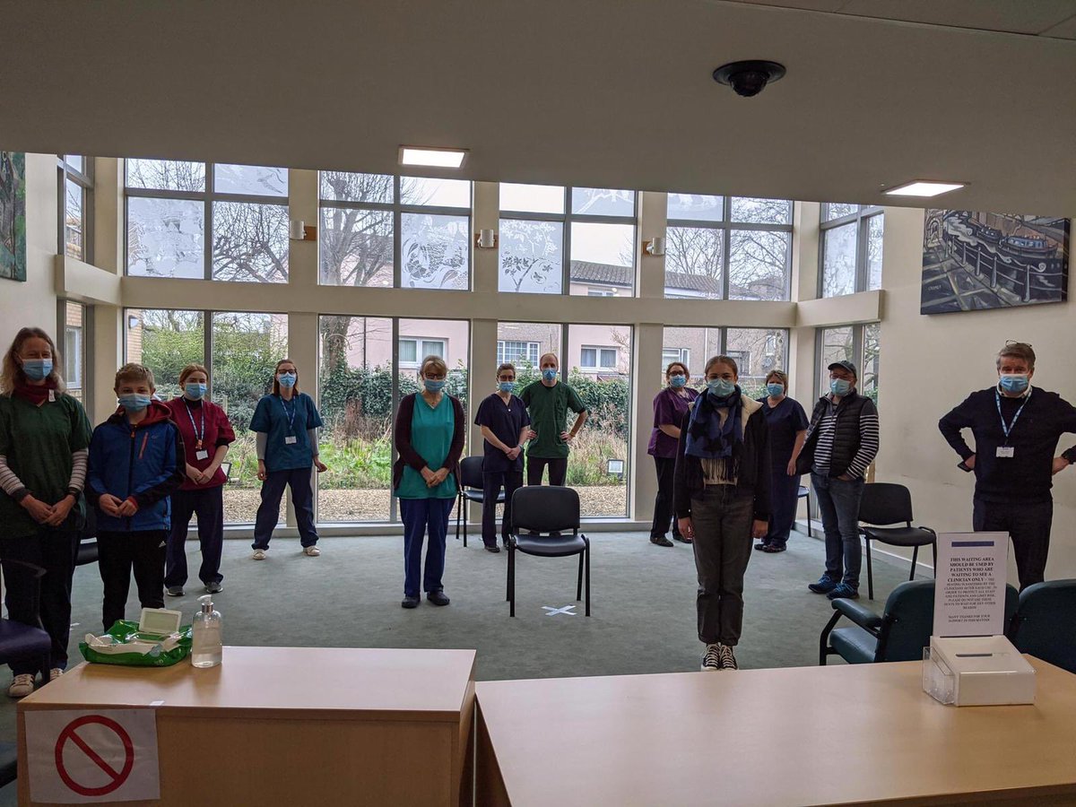 We had the pleasure of vaccinating about 600 patients &amp; some nursing home staff today . Fantastic team effort , delicious lunch from <a href="/KatesKitchenCat/">Kate's Kitchen</a> #COVID19Vaccination