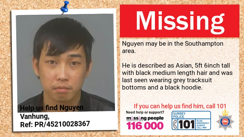 Surrey Police tweet media