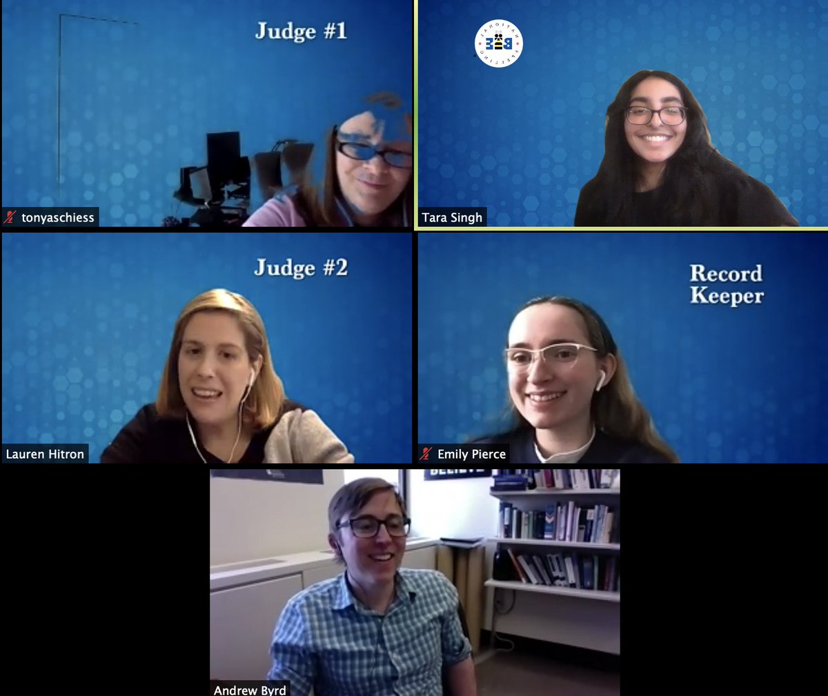 BluegrassLit's tweet photo. CONGRATULATIONS to Lindsay DeVore, our 2021 #bluegrassbee champion! Lindsay will be representing Kentucky @ScrippsBee this summer. 🐝
A BIG thank you to all of our spelling bee officials for volunteering their time today! https://t.co/DEDmRr80Qm
