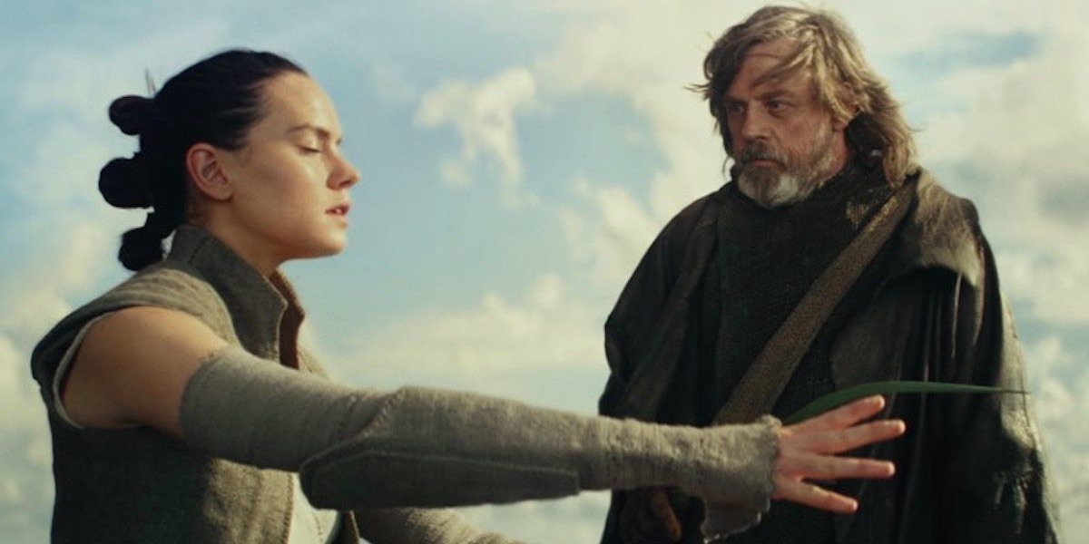 The other one mentions that when Luke finally begins training Rey, she's instantly drawn to the dark side.I hate that this is now foreshadowing, but what can you do.