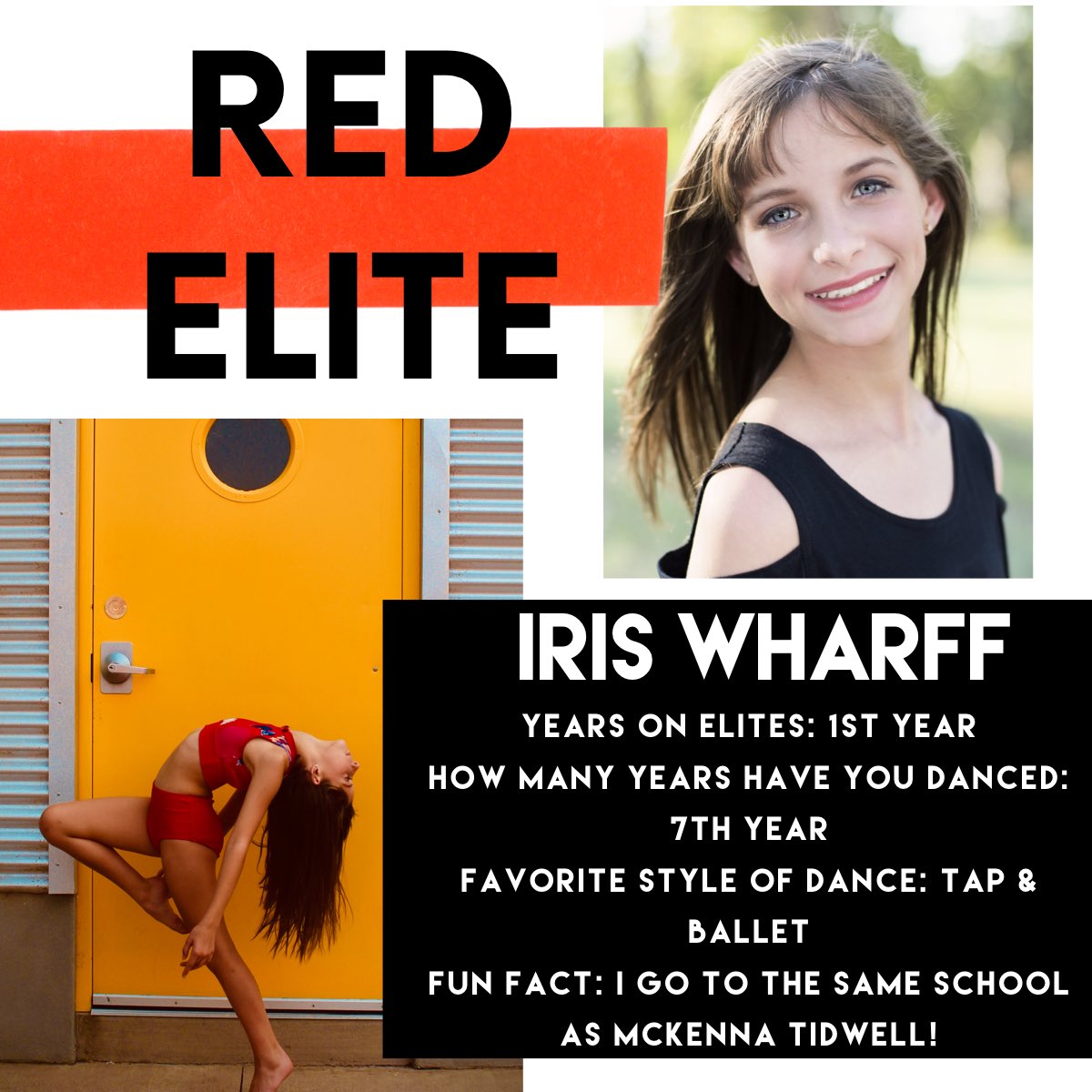 Elites of the week! ♥️ #IrisWharff #PennyWharff #RevolutionEliteDance #EliteOfTheWeek