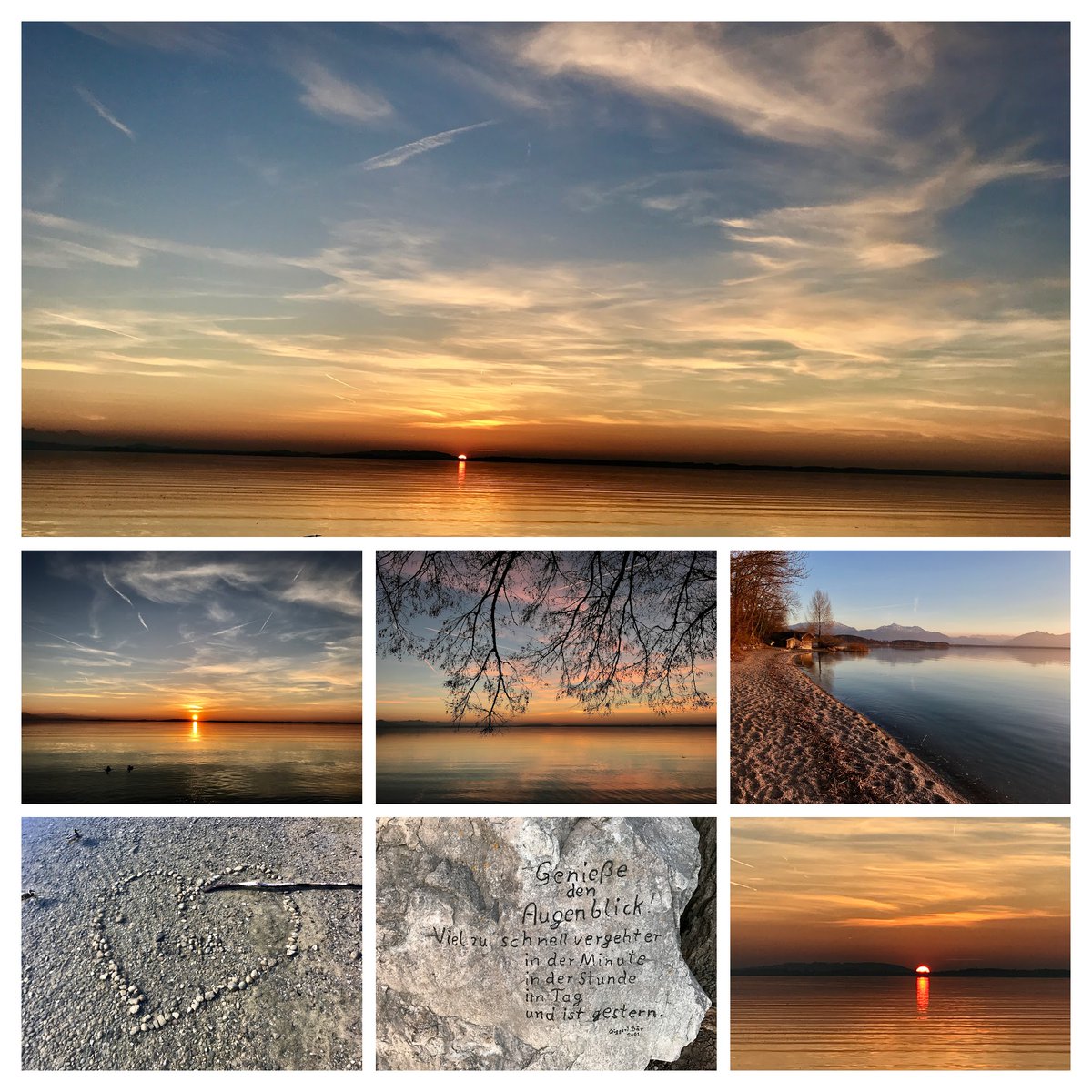 TimeTraveler911's tweet photo. 30 days, 30 favorites - #Day27 
Join my #virtualtraveltour and post your favorites - each day one for 30 days or just follow my virtual travel tour. Just name the location, no further explanation required. 
#ArmchairTravel #DreamNowTravelLater #Chiemsee #Chieming #sunset https://t.co/2bu4KcxUuV