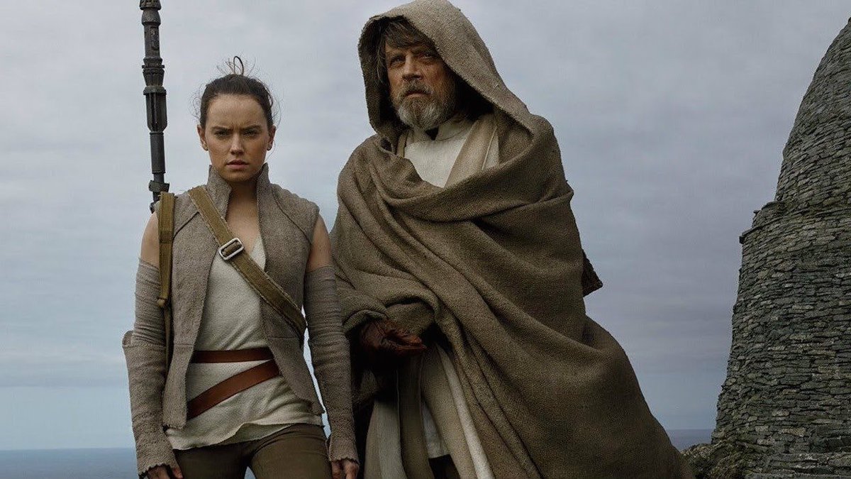 Rey has come to realize that what she thought to be luck and intuition is actually something deeper: the Force. She feels doubts and fears her own dark inclinations, so she's desperate to find a mentor.Luke is not eager to become one.