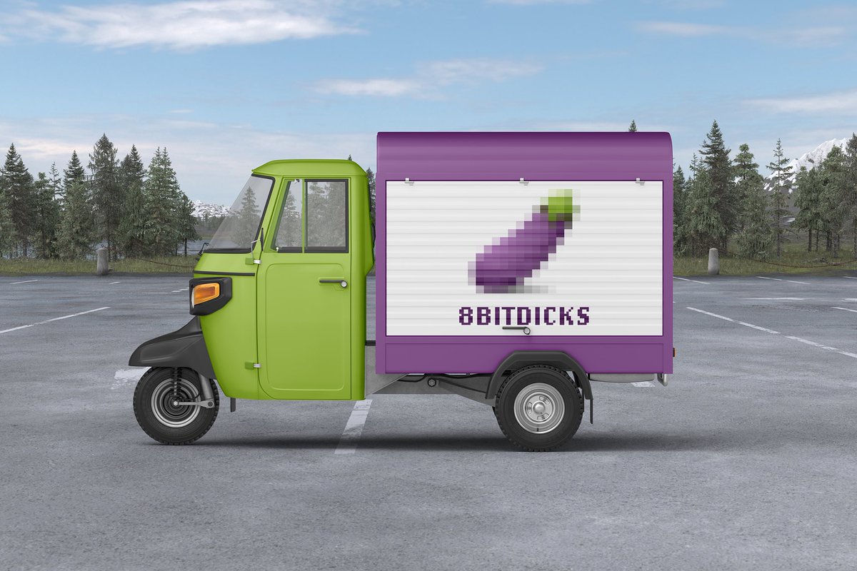 The #nsfw #NFT #art truck has pulled up! Get yourself some #8bitdicks #NFTart #cryptoart #8bitart #pixelart #pixelized #dickpics $ETH #cryptocurrency 🍆 #penisart #naughty rarible.com/8bitdicks