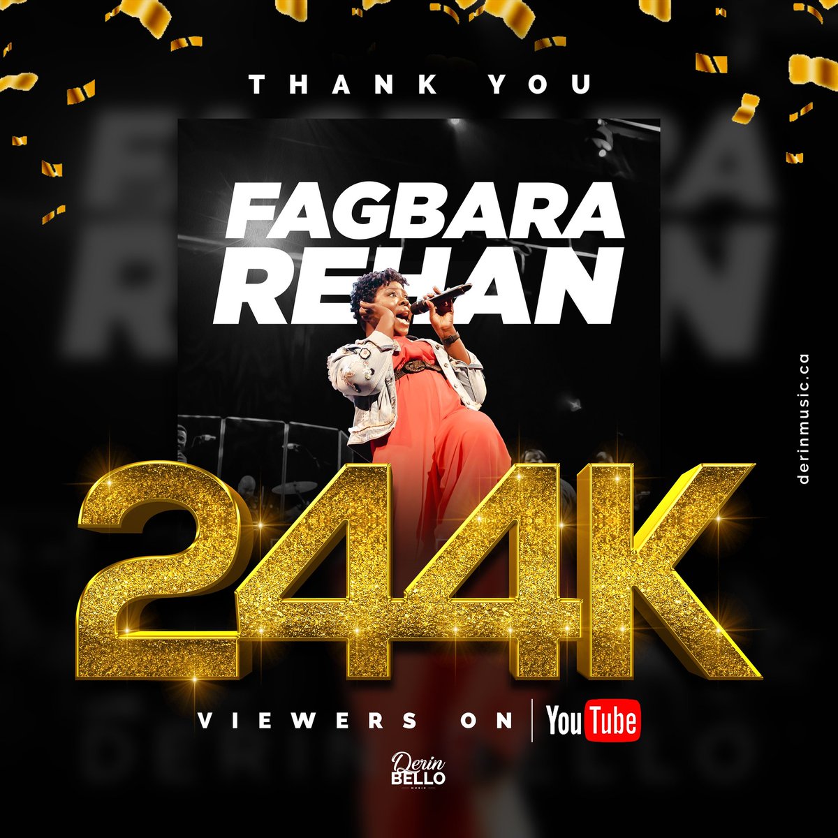 DerinBello's tweet photo. Thank You 244k Viewers on @youtube you guys are amazing May God bless you all

#Youtubeviewers #derinbellomusic #derinsstory #DerinBello #fagbararehanbyderinbello 
#244kviewersonyoutube

Artwork CC @Iam_TerrySwiss https://t.co/KSK6iuC4K8