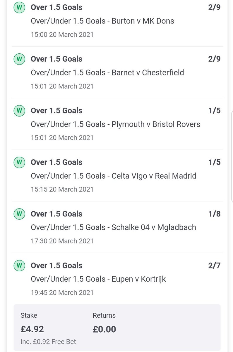 petemcshane's tweet photo. @TheBadManTips thought I would be clever and put both your bets together 🙃 https://t.co/fiNjJAOF8s