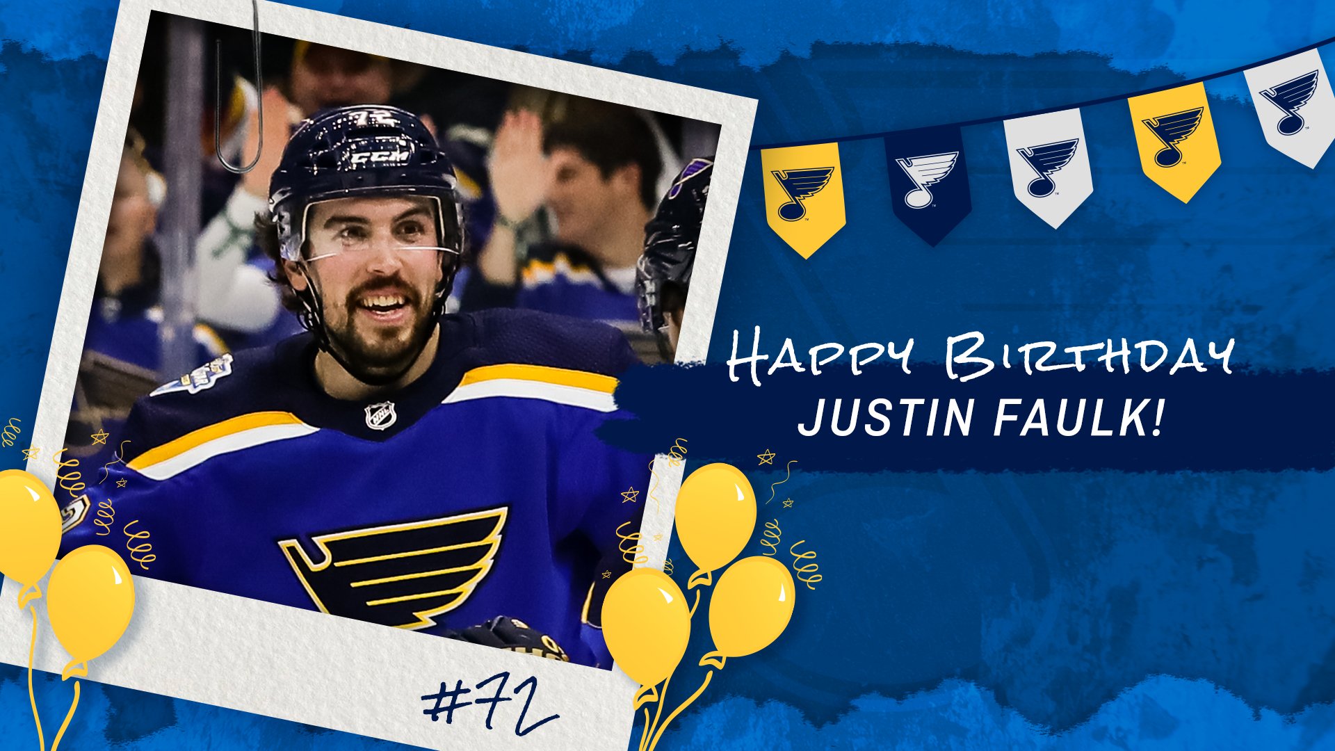 Happy birthday to Justin Faulk! 