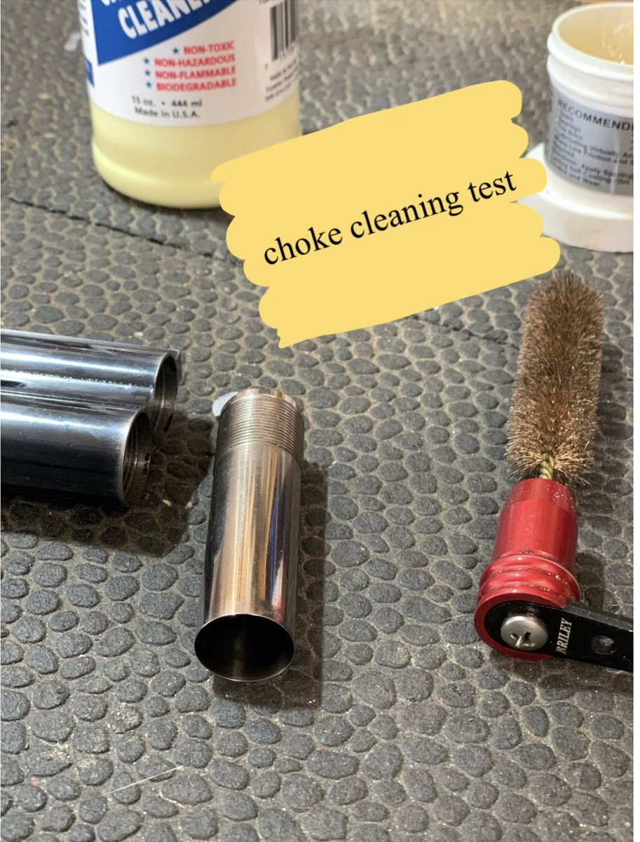 I often forget to clean the chokes in a smoothbore - okay neglect is the truth of it. I’ve found something that makes this process much simpler. See video at this link
instagram.com/tv/CMpiZB2hgHr…