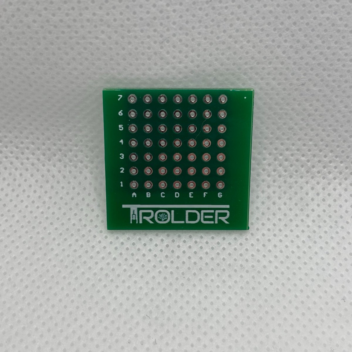 TrolderCompany's tweet photo. Continuing on component highlight here is our custom PCB board from PCBWay!! 
A PCB board is the base of any circuit board that all of the components are soldered to! https://t.co/3pWpkOFPa6