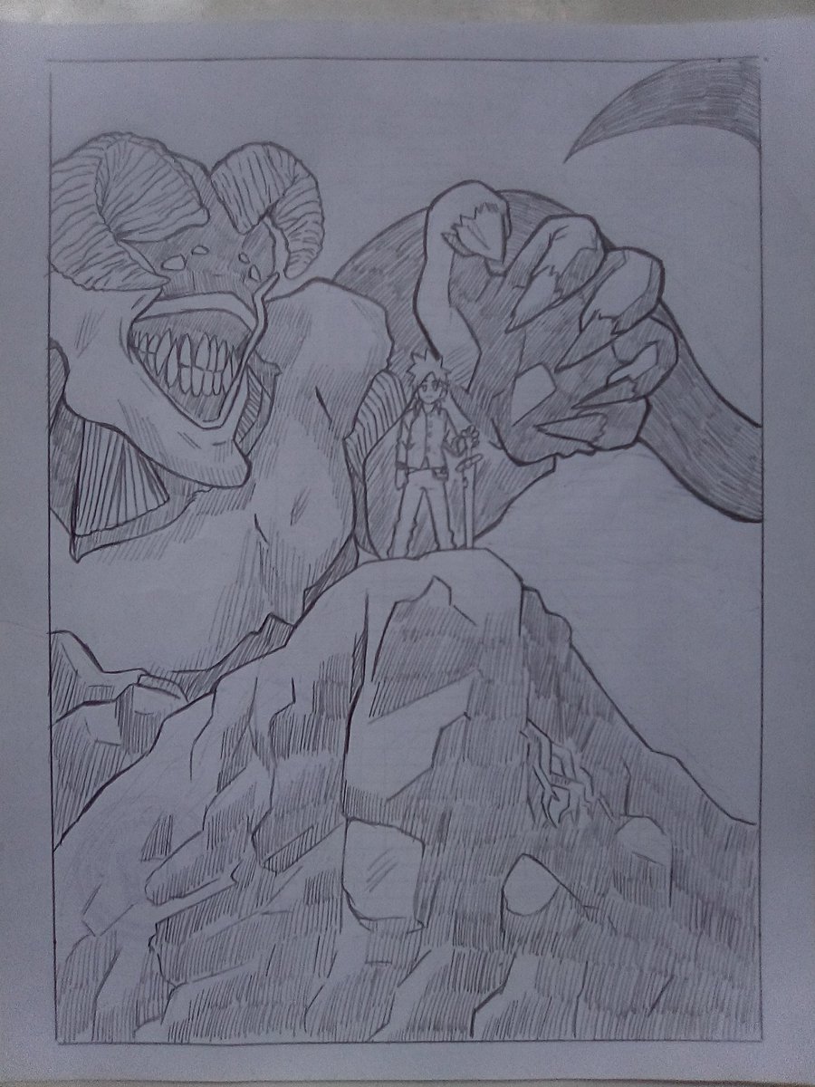 zeken_raw's tweet photo. Esta es una idea que tuve para un tipo de monstruo o demonio que puede que use en un futuro (⌐■-■)

Espero les guste

#draw #drawing #ilustration #dibujo #traditionalart #art #monster #manga #oc https://t.co/lpTAaphBDC