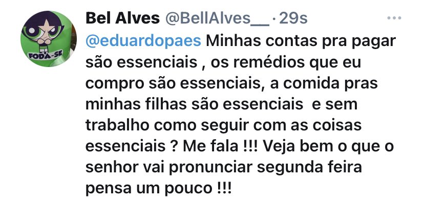 BellAlves__'s tweet photo. @eduardopaes @BolsonaroSP @eduardopaes #sanguedejesustempoder https://t.co/4ShOdfsS3z