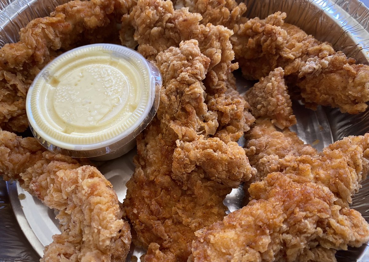 Chicken sandwiches, tenders, and poutine from Heirloom in Toronto’s west end.