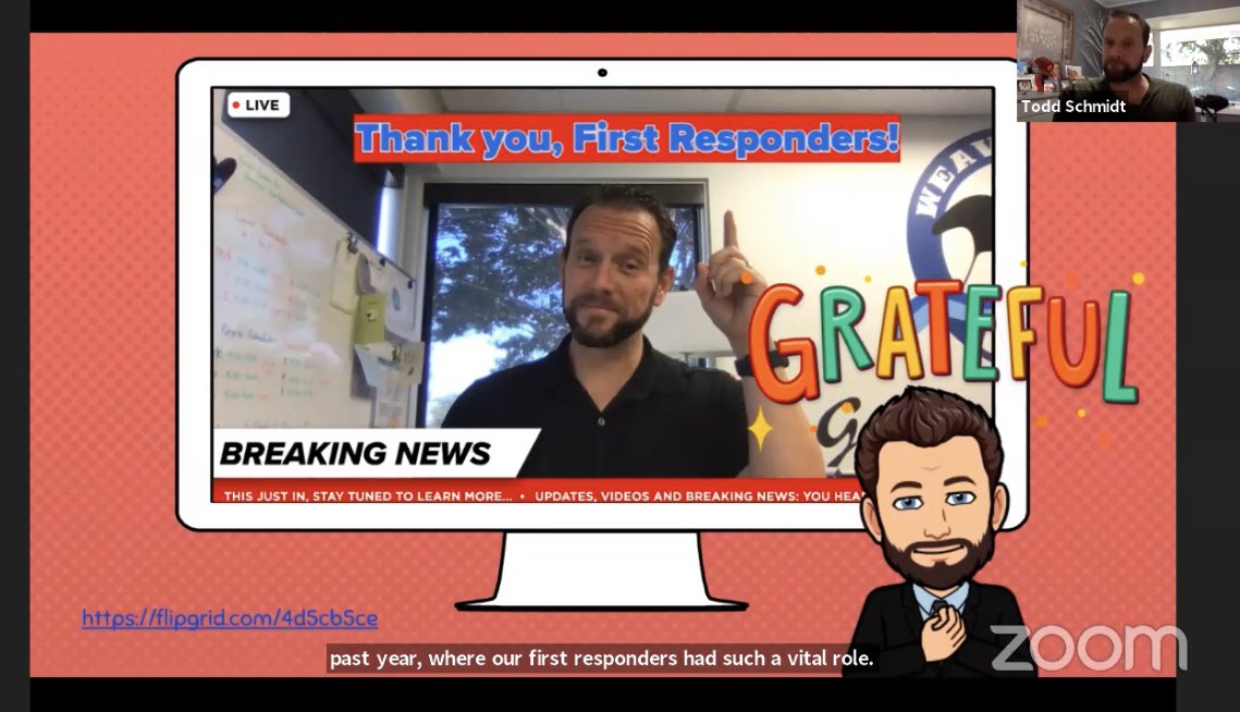 mrscflores's tweet image. I thought I was familiar with @Flipgrid, but then I attended @tsschmidty’s #SpringCUE presentation &amp;amp; learned about SO many amazing features that I’m going to try out to keep my students, staff &amp;amp; community connected! Awesome job @tsschmidty! #OCCUE #WeAreCUE #BetterTogether