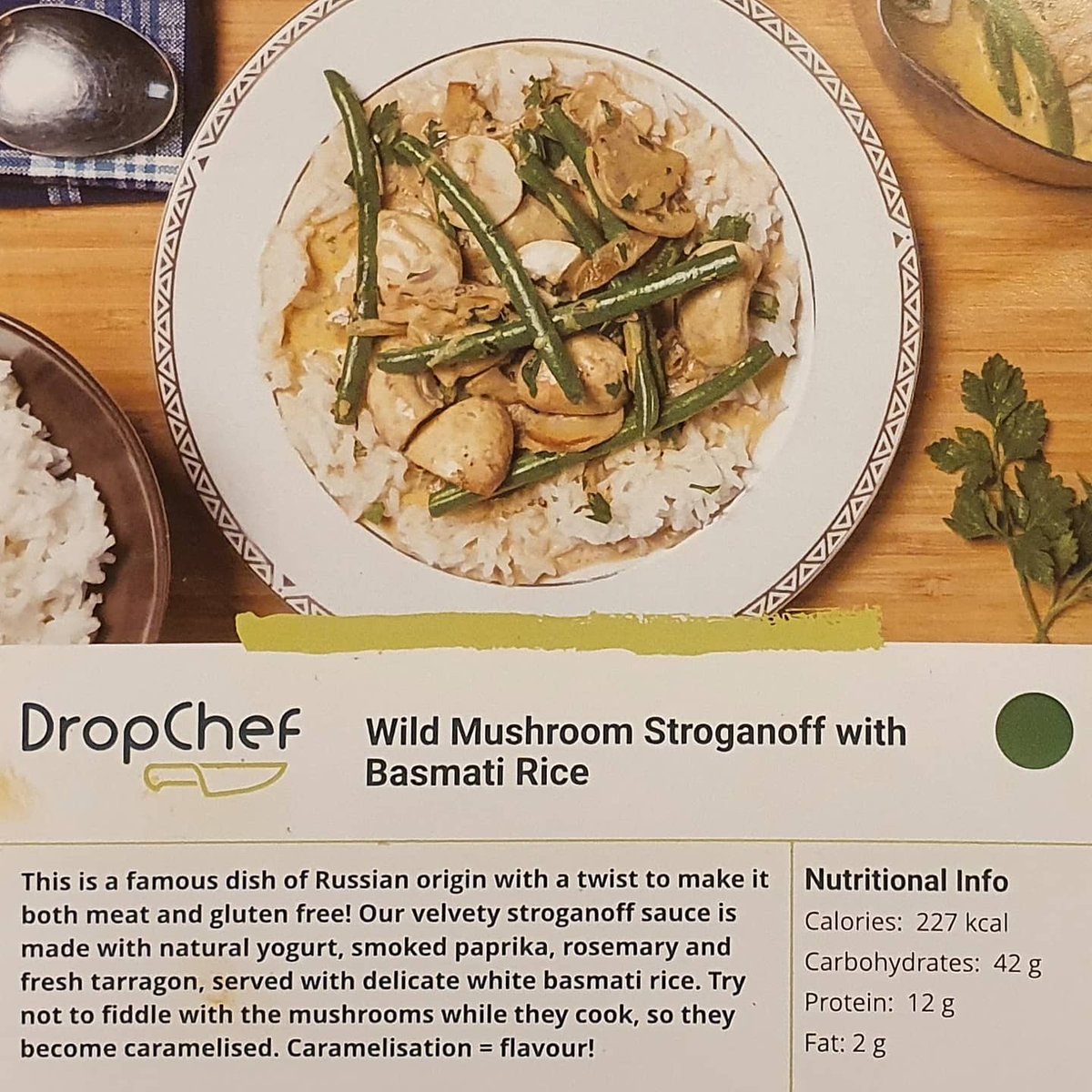 marklenahan's tweet photo. My very first @DropChefTweets vegan mushroom stroganoff! Really tasty, but maybe I used too much paprika - in any case, I really CANNOT cook so this is extraordinary for me. Looking forward to tomorrow's pan fried Irish salmon with orange, asparagus and baby potatoes #DropChef https://t.co/fPnF5fev9u