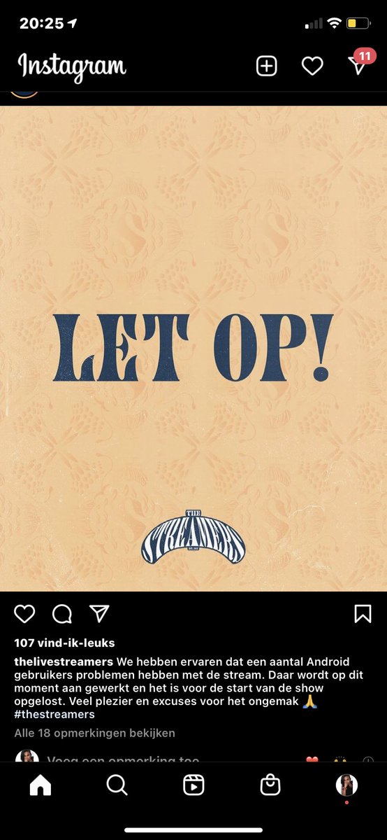 Kyara1305's tweet photo. HET KOMT GOED GOD ZIJ DANK !  #thestreamers https://t.co/jb110pnVfs
