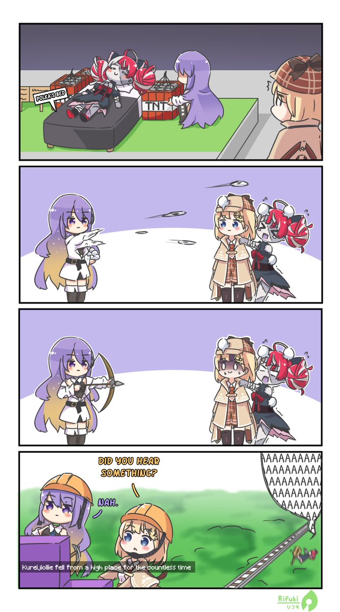 Rutorifuki's tweet image. What I'm able to summarize from #MoOlieAme collab
can't wait for the apex collab~! 💜♥️💛

#HoshinovArt 
#graveyART 
#ameliaRT