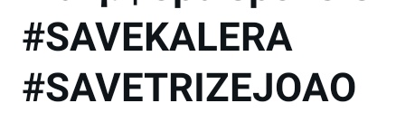 joaisers's tweet photo. eu  amo  essa  parte  do  fandom 

deixe  seu  eu  fui  eu  tava 

#savekalera #savetrizejoao #savetriz #savecalango https://t.co/0W330uq5dv