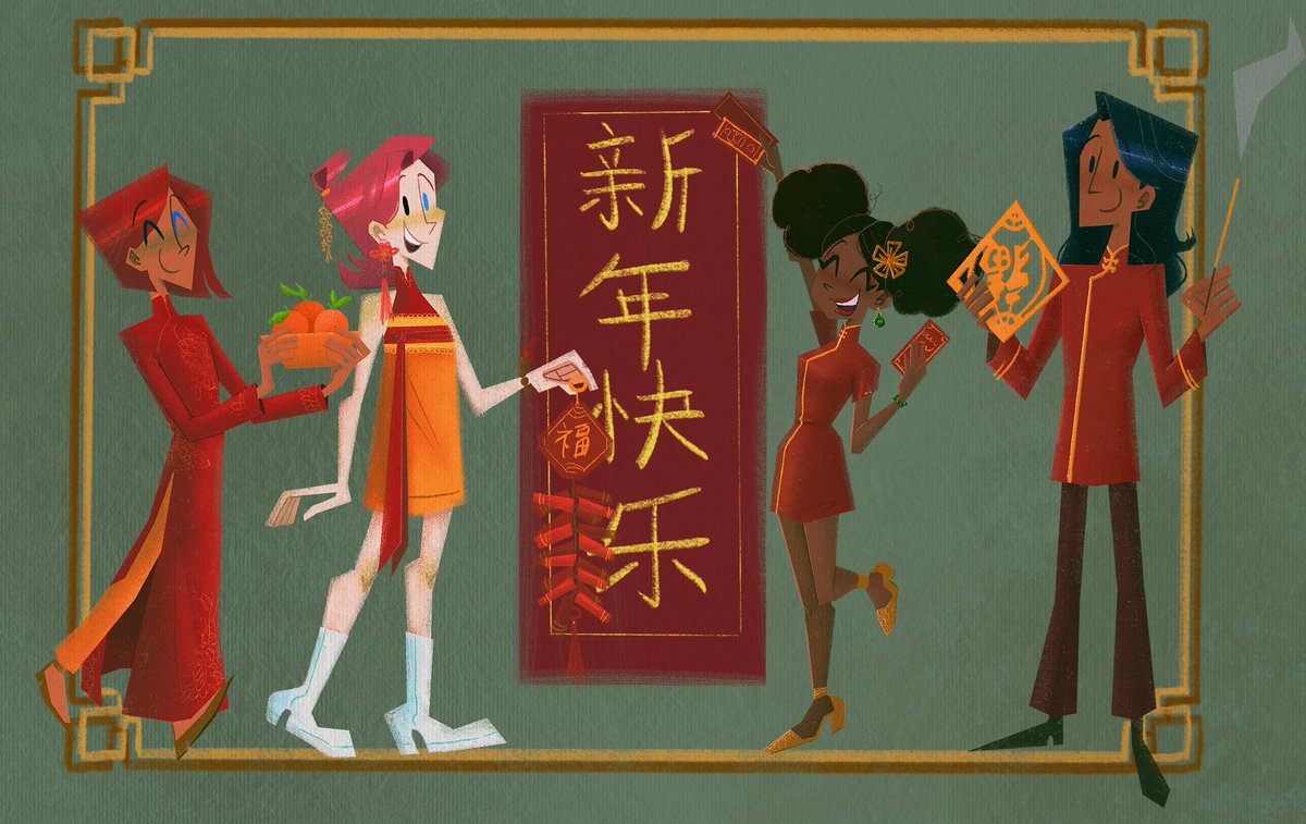 reallytinydog's tweet image. hello #BiCreators and #AsianBiCreators 👽 👉👈 im basil, I am a fukien chinese american art student, I like retro art, scifi and alien ocs
