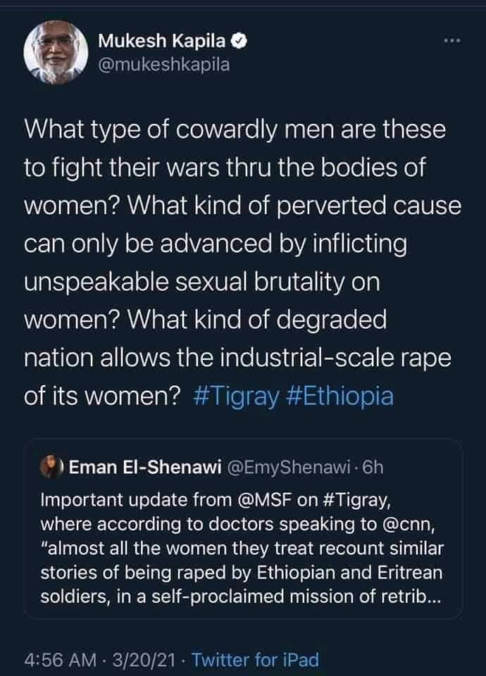 DrIliilli's tweet photo. History , as documented by eye witnesses on the ground in Tigrai, will remember Abiy and his government by their true colour.
   Difficult to believe this is happening in Ethiopia. https://t.co/zDIE3ICowJ