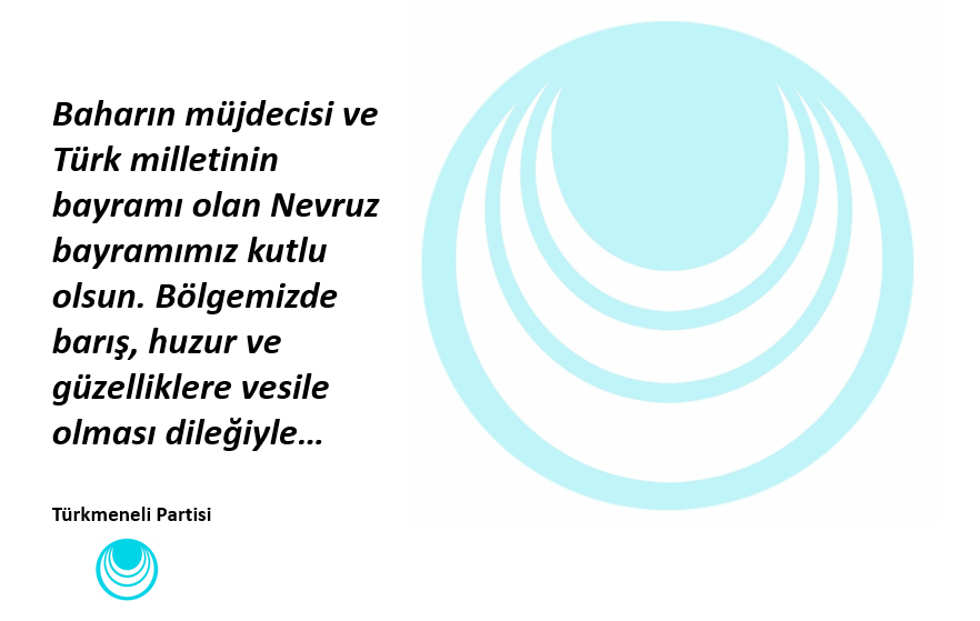 TurkmeneliParti's tweet photo. Baharın müjdecisi ve Türk milletinin bayramı olan Nevruz bayramımız kutlu olsun. Bölgemizde barış, huzur ve güzelliklere vesile olması dileğiyle…
Türkmeneli Partisi

#NevruzBayramı https://t.co/bUTdgtDYm9