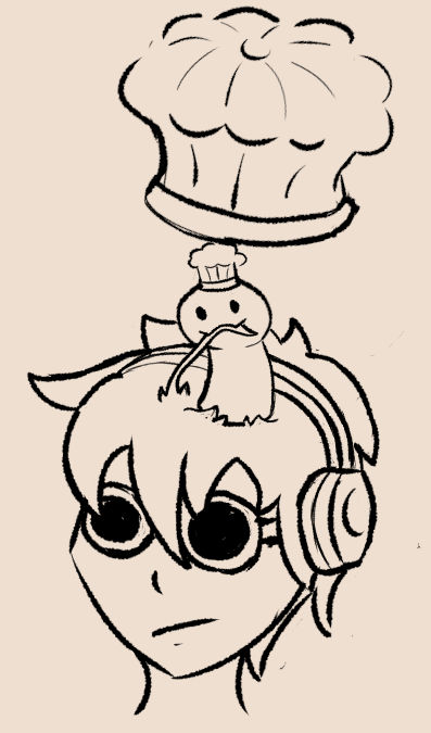 NatamyronG's tweet photo. stupid sketch of chef George but as Linguini and Dream Blob as Remy (idea presented to me by @SophFarGone ) #georgenotfoundfanart #dreamfanart #chefnotfound https://t.co/QsZFxJRPMq