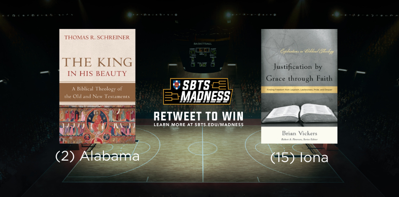 SBTSadmissions's tweet photo. Our next matchup is @DrTomSchreiner up against @BrianDrV who is representing @prpbooks. RT to win!

Be sure to head over to https://t.co/omZ1Xo3j9R to enter our full faculty giveaway as well! https://t.co/s6ZJHii7su
