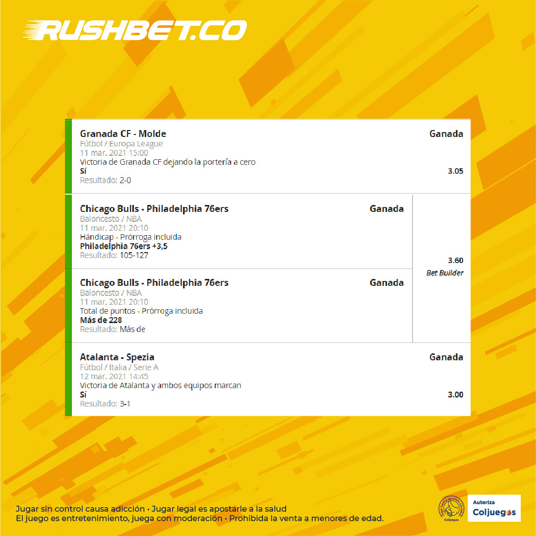 RushbetColombia's tweet photo. Somos 100% transparentes con tus ganancias y puedes retirar sumas altas por medio de transferencia bancaria. Anímate a combinar así y ganar en grande.⚽️🙌️#ApuestaYGanaPensando. https://t.co/egANeLFIq4