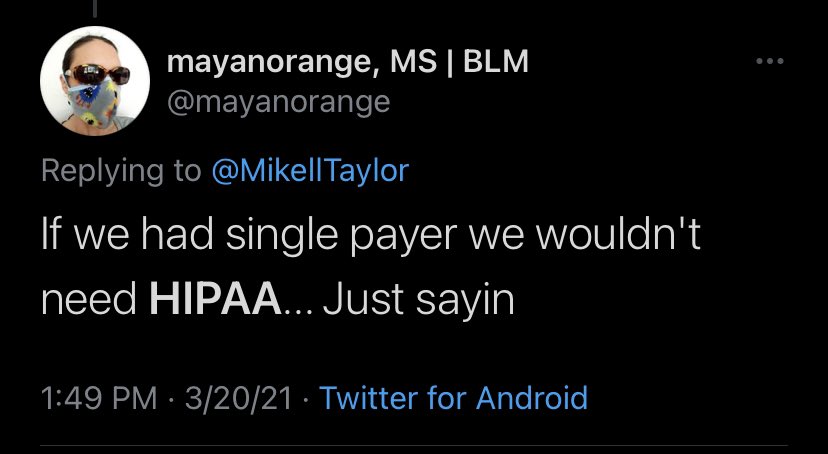 I guess payors are the only entities sending/receiving PHI. #HIPAA
