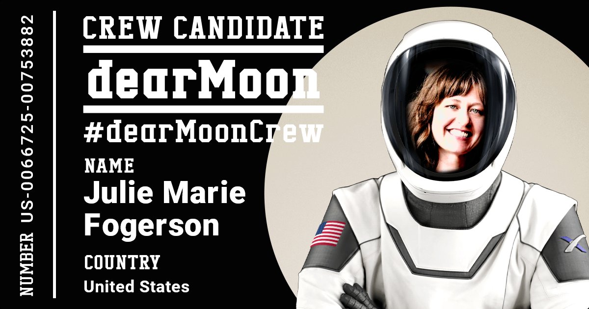 Big thanks to <a href="/yousuckMZ/">Yusaku Maezawa (MZ)</a> for the opportunity being given to the world+ #dearMoonCrew #ToTheMoon