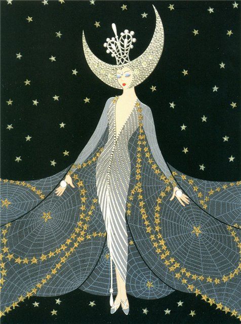 Day and Night
Art by Russian-born French artist Romain de Tirtoff, known as Erté (1892-1990).