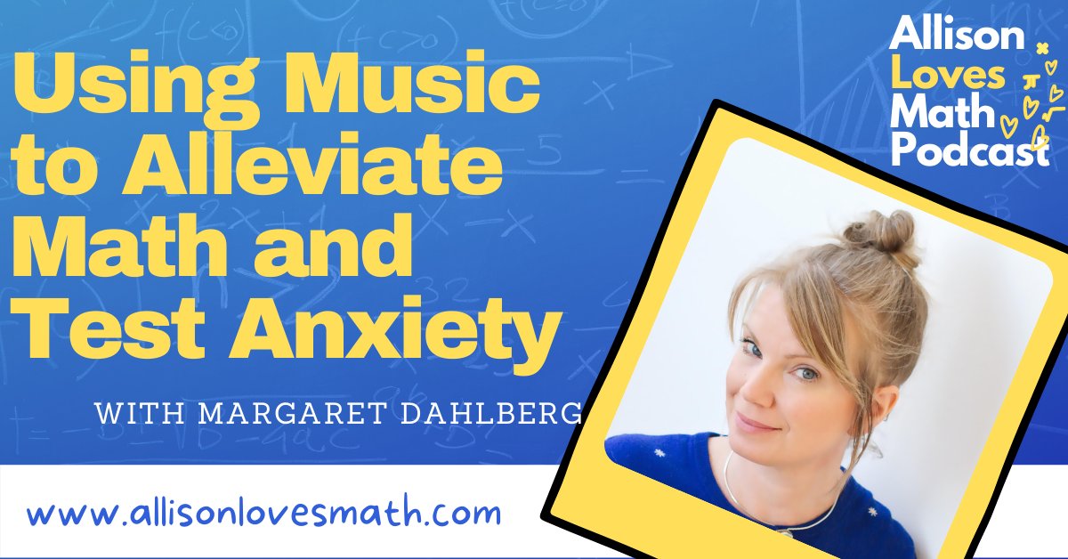 AllisonLuvsMath's tweet image. Margaret Dahlberg wasn&apos;t the typical guest you&apos;d find on a math podcast! She is a classically trained pianist, composer, and music educator, check out my interview with her on YouTube!
buff.ly/2OERbix
#AllisonLovesMath #testanxiety #mathpodcast #parenting #education