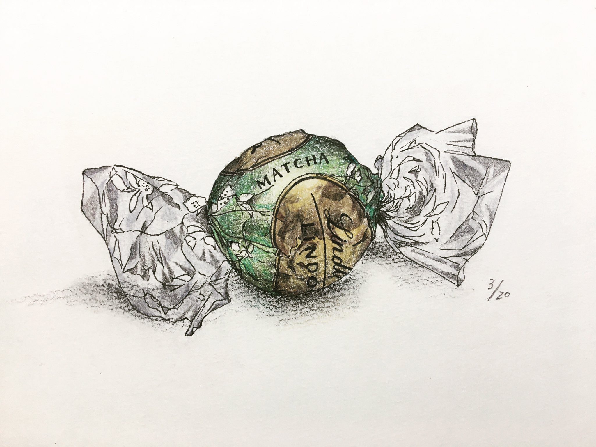 赤尾綾乃 リンドールチョコレート の抹茶 本当に美味しい マジ好き Lindor リンドール Chocolate 抹茶チョコレート 抹茶 Matcha 色鉛筆イラスト 色鉛筆画 色鉛筆 ペン画 Colorpencil Art イラスト イラストレーターさんと繋がりたい 赤尾綾乃 リンドールチョコレート の抹茶 本当に美味しい マジ好き Lindor リンドール Chocolate 抹茶チョコレート 抹茶 Matcha 色鉛筆イラスト 色鉛筆画 色鉛筆 ペン画 Colorpencil Art イラスト イラストレーターさんと繋がりたい