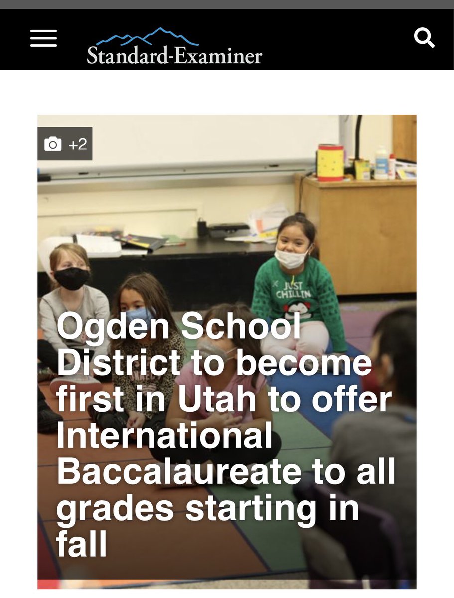 ChadCarpenter11's tweet image. I’m really excited about this for @ogdensd. Our students are in for some incredible learning experiences. We’ve learned a lot over the last 11 months as we’ve analyzed whether or not to pursue these additional programs. #ichooseogden
