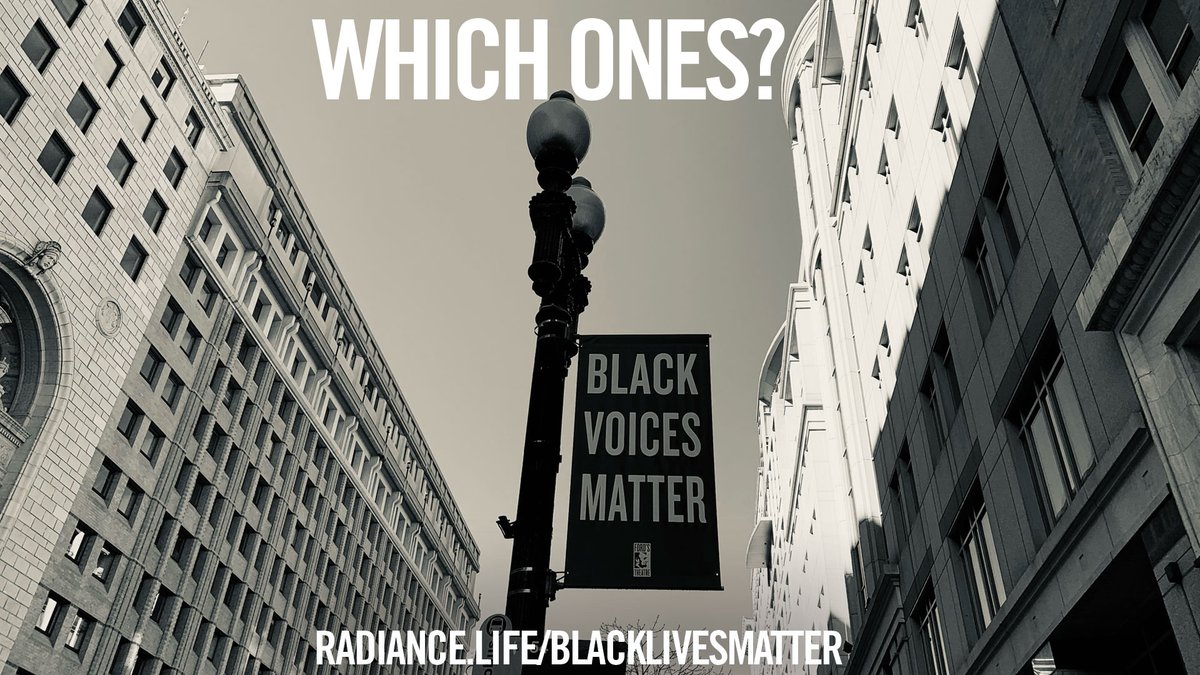 ryanbomberger's tweet photo. Signs throughout DC. But WHICH black voices matter? Definitely not conservative ones. #FakeNews ignores or demonizes us. Museums (like @NMAAHC) erase us. Public Schools omit us. But we never give up speaking the Truth. #TruthIsOfNoColor #CannotBeSilenced https://t.co/5TCmJBtY48 https://t.co/zZ0R4UmNQA