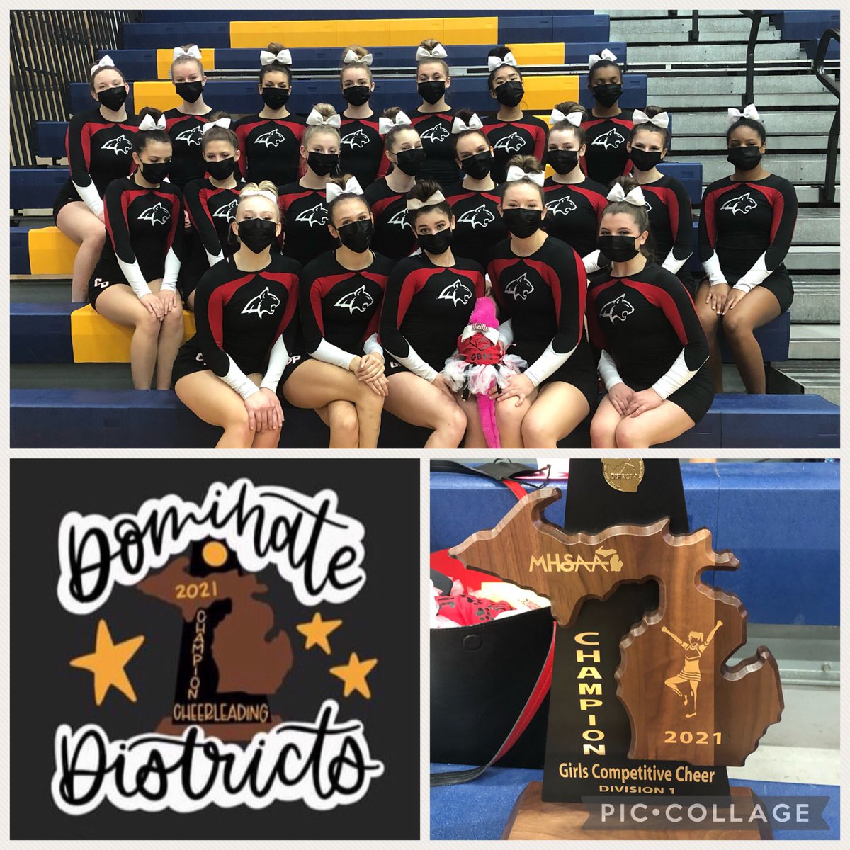 Grand Blanc Cheer (@gbcheerarmy) on Twitter photo 3 X DISTRICT CHAMPIONS! So proud of this team. They have continued to fight day after day. Next up REGIONALS at Parker Middle School in Howell on Tuesday at 7pm! ❤️🖤🐾 <a href="/_GB_Athletics_/">Grand Blanc Bobcats</a> <a href="/GBCSBobcats/">GrandBlancSchools</a> <a href="/GBAFBobcats/">GBAthleticFoundation</a> <a href="/GrandBlancPride/">Grand Blanc HS</a> 3 X DISTRICT CHAMPIONS! So proud of this team. They have continued to fight day after day. Next up REGIONALS at Parker Middle School in Howell on Tuesday at 7pm! ❤️🖤🐾 <a href="/_GB_Athletics_/">Grand Blanc Bobcats</a> <a href="/GBCSBobcats/">GrandBlancSchools</a> <a href="/GBAFBobcats/">GBAthleticFoundation</a> <a href="/GrandBlancPride/">Grand Blanc HS</a>