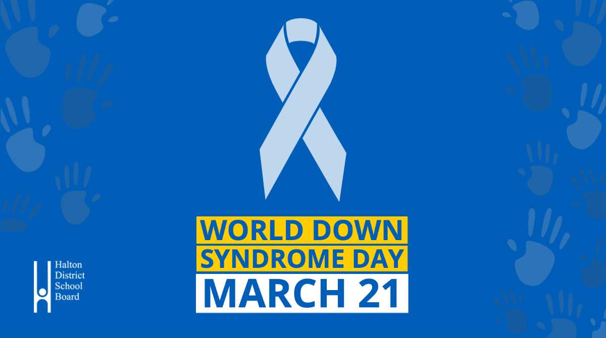Today (March 21) is #WorldDownSyndromeDay. The #HDSB is committed to providing an inclusive, caring and equitable learning environment that supports the well-being of all students.