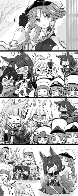 北方連合のベラルーシアさん達が重桜寮舎に遊びに来たら天城さんがめっっっちゃ忙しそうだったのでお手伝いする漫画です。
タリンさんのホットビールでぽかぽか

#アズールレーン 
