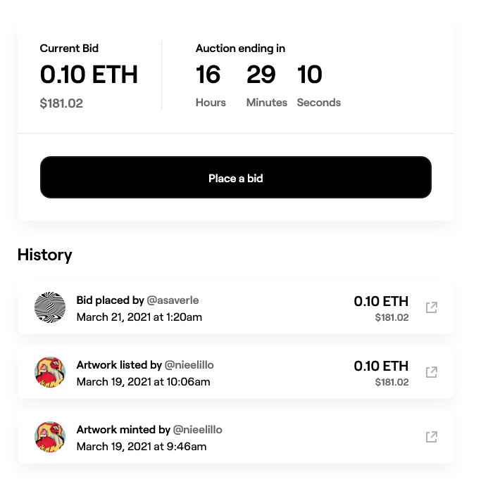 nieelillo's tweet photo. Feeling grateful on
the first bid on my first artwork i listed on @withFND 

Thank you SO MUCH @angelakisn for this beautiful feeling! 💥💥💥

I love this community so much! 🙏
It's still up on 👇
https://t.co/vJADcWbbhy

#NFT #cryptoart #nftcollector #NFTartist https://t.co/wyJJ9sInAd