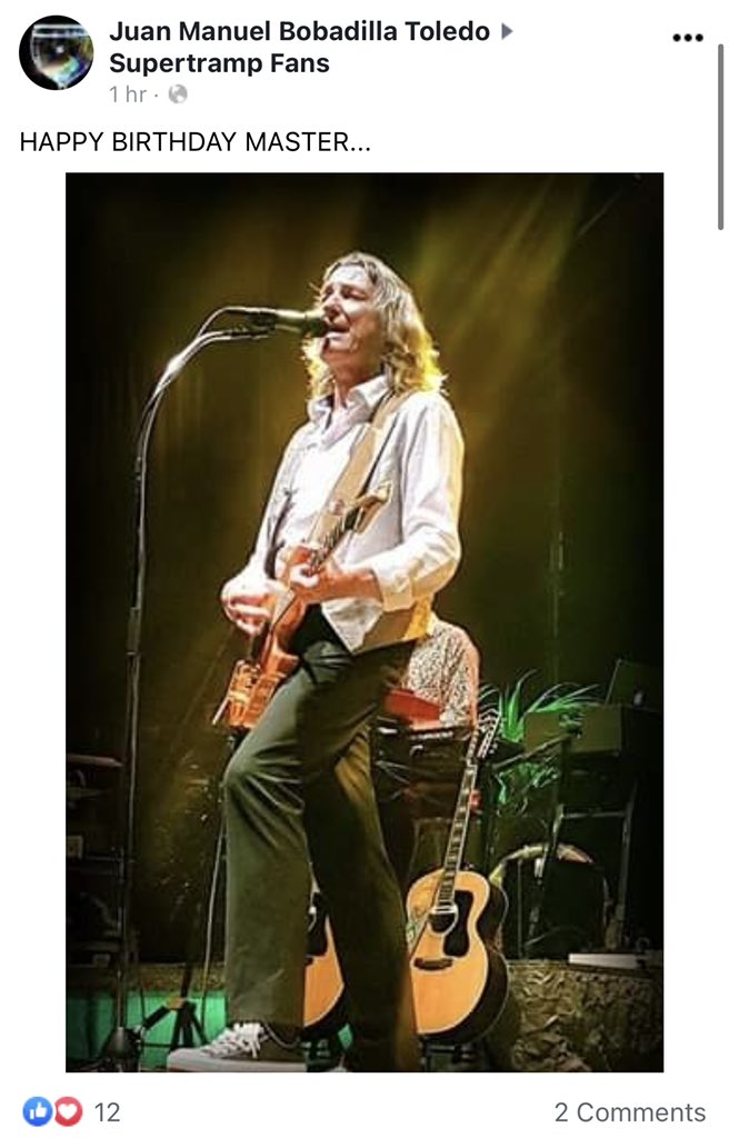 Happy birthday roger hodgson as of tomorrow! what the hell is this! juan manuel go to horny jail! 