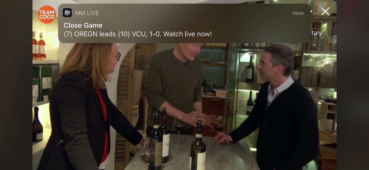 timothyscott41's tweet image. This is just mean @marchmadness and yes @ConanOBrien is hilarious