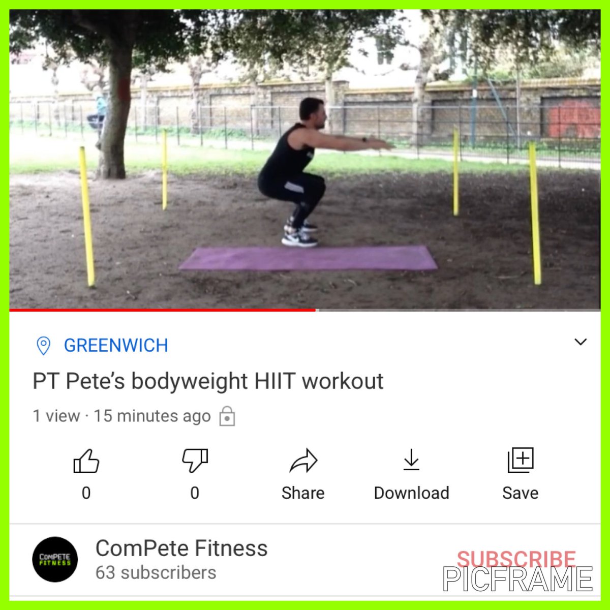 petewebfitness's tweet photo. All you need is your own bodyweight...and you tube!
Please like/share my latest workout on @youtube #youtube #noequipmentneeded #bodyweightworkout #fitness #health #training #workout #itrainwithpete #fit #fitnessenthusiast #accessiblefitness #picframe #hiitworkout #hiit https://t.co/gdS3xDY9oO
