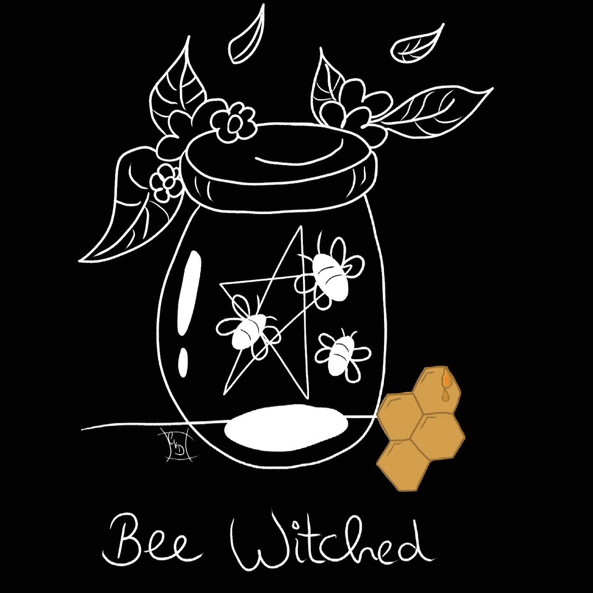 CatVanDark's tweet photo. #ArtistOnTwitter #beewitched #wicca #ipaddrawing #artoftheday https://t.co/UpspYFhMut