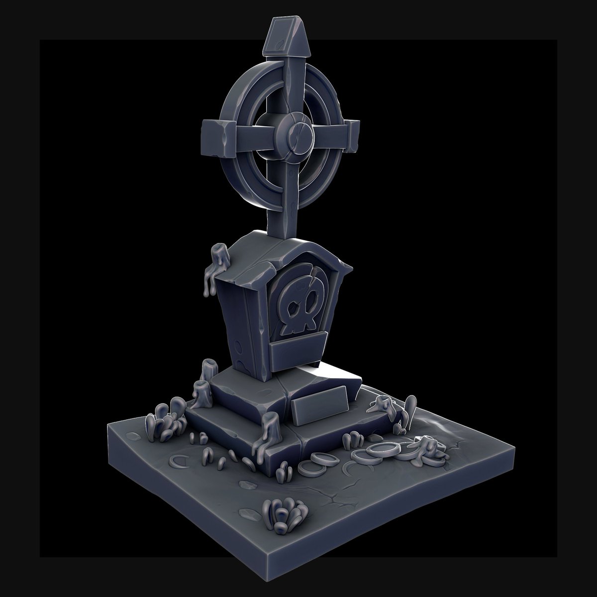 Clo_0kami's tweet photo. I finally decided to finish this project ! It's about time 😅I will post in artstation tomorrow with a marmoset viewer.
(concept-art by Artemy Manahov)
Hope you like it 💙
#3d #stylized #gameart #maya #zbrush https://t.co/I9pkbSxecM
