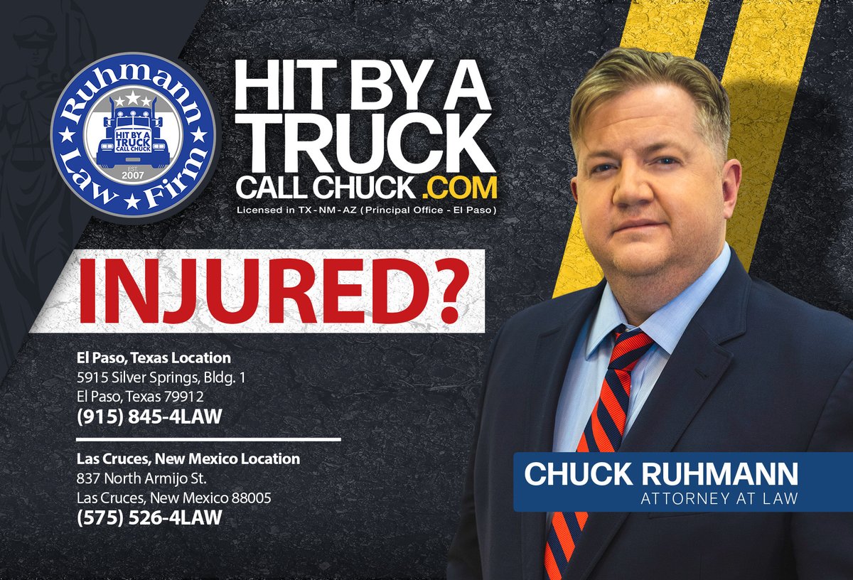 StruckChuck's tweet photo. If you have been in an accident caused by someone else's negligence, it is only fair that you receive full and fair compensation for your medical bills, lost earnings and all other damages that you may be entitled to receive from your accident.
#chuckcares #hitbyatruck #injury https://t.co/25fE449loe