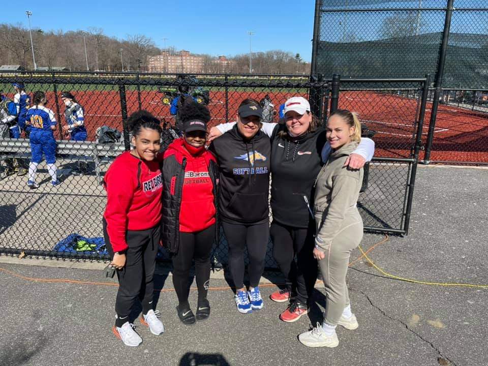 RedBaronsSB's tweet photo. Season opening wins over Suffolk CC 10-6 &amp; 9-0 &amp; a bunch of alumni show up to support.... GREAT DAY TO BE A BARON!!! ❤🐻🥎 https://t.co/6pGPhzGBjK