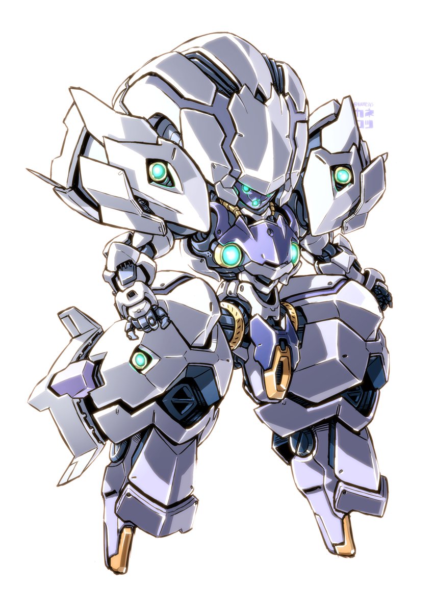 mecha robot no humans solo weapon white background gun  illustration images