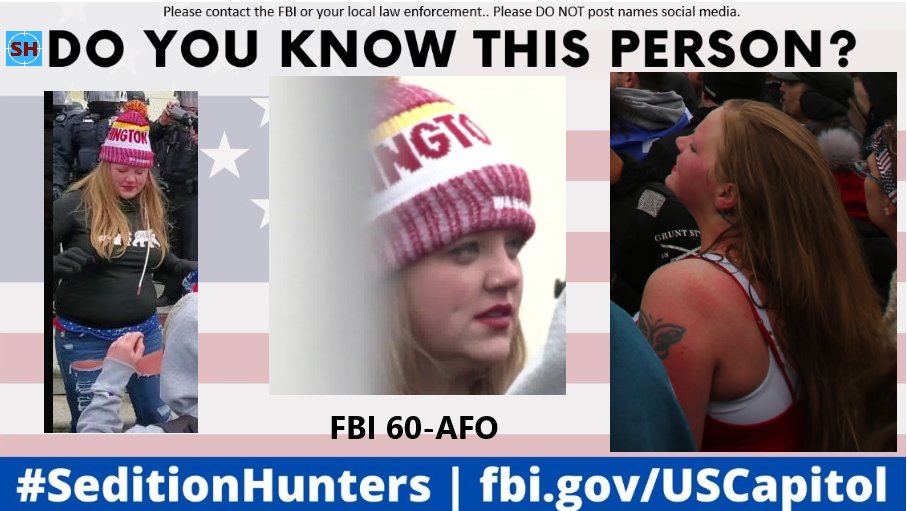 Please share across all platforms. Do you Know this person?? Please contact the FBI with 60-AFO if you do! #SeditionHunters #DCRIOTS #CapitolRiots #Doyouknow Please DO NOT post names on social media #hathag