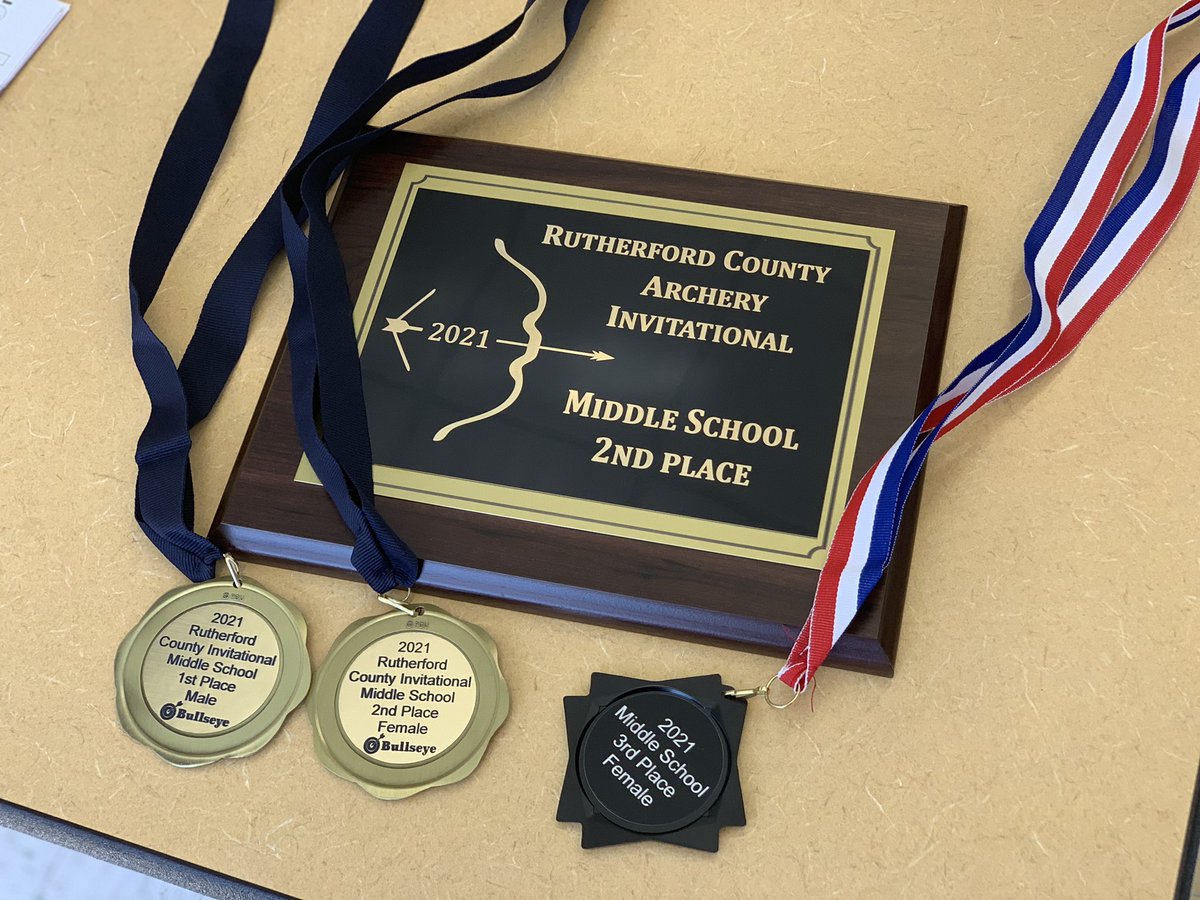 2nd place County Archery Tournament. Great job Josh Reed for 1st place boys &amp; Isabell Ball 2nd place girls 3rd place 3D! <a href="/rucoschools/">Rutherford County Schools</a> <a href="/SCMFalcons/">Stewarts Creek MS</a> <a href="/Principal_Murry/">Letoni Murry, Ed.D.</a>